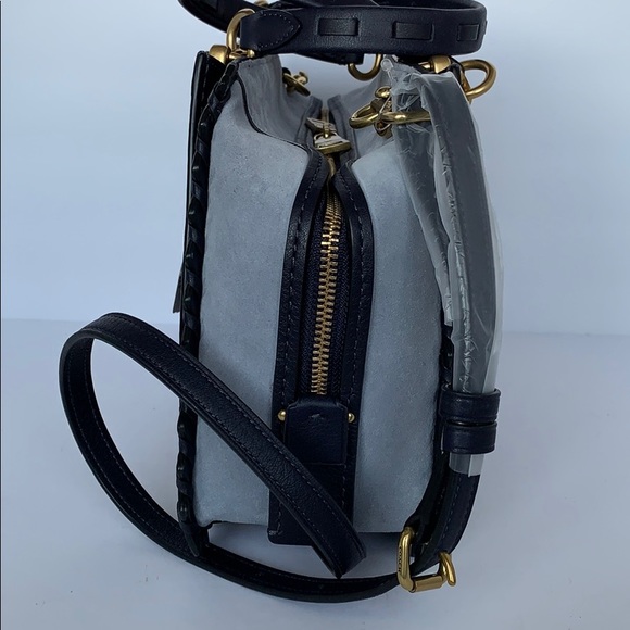 Coach 76787 Whipstitch colorblock leather ink - Picture 5 of 8